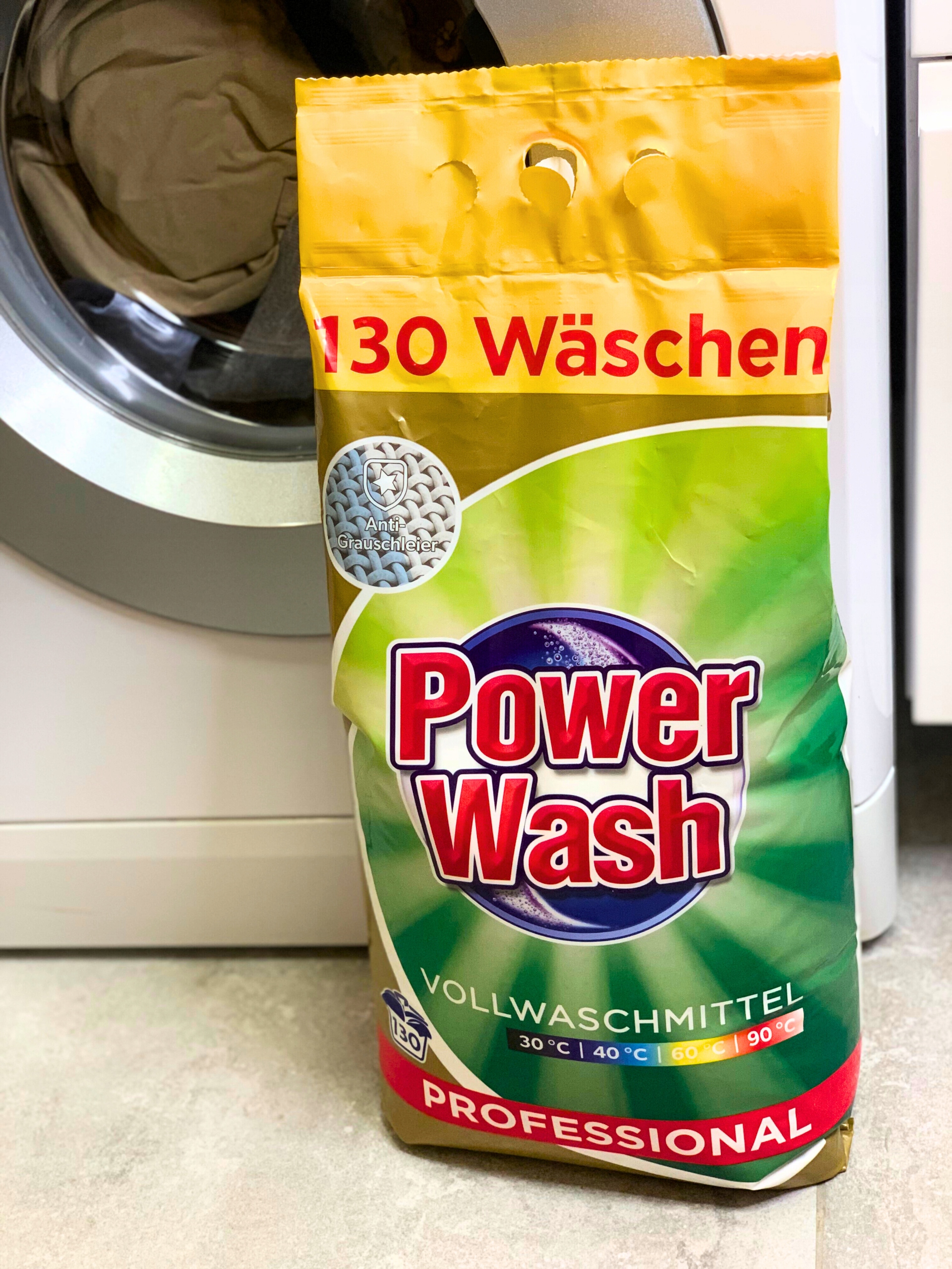 Power Wash Universal 130 prań 7,8kg niemiecki proszek do prania białego — 14