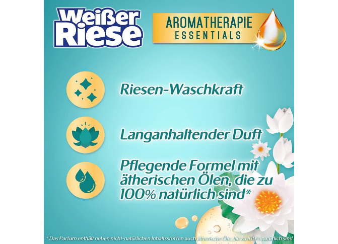 Kapsułki do prania Weisser Riese Universal Trio-Caps zapach lotosu 80 szt.