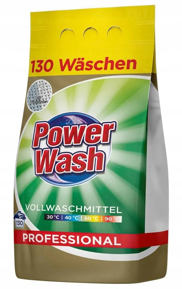 Power Wash Universal 130 prań 7,8kg niemiecki proszek do prania białego