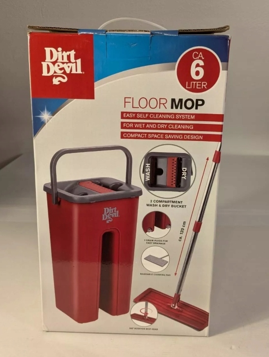 Mop z wiadrem do mycia podłogi Dirt Devil