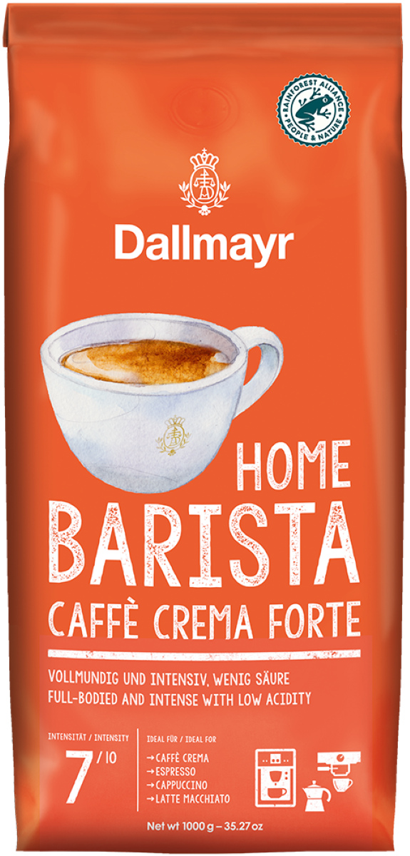 Kawa ziarnista mieszana Dallmayr Home Barista Caffe Crema Forte 1000 g — 8