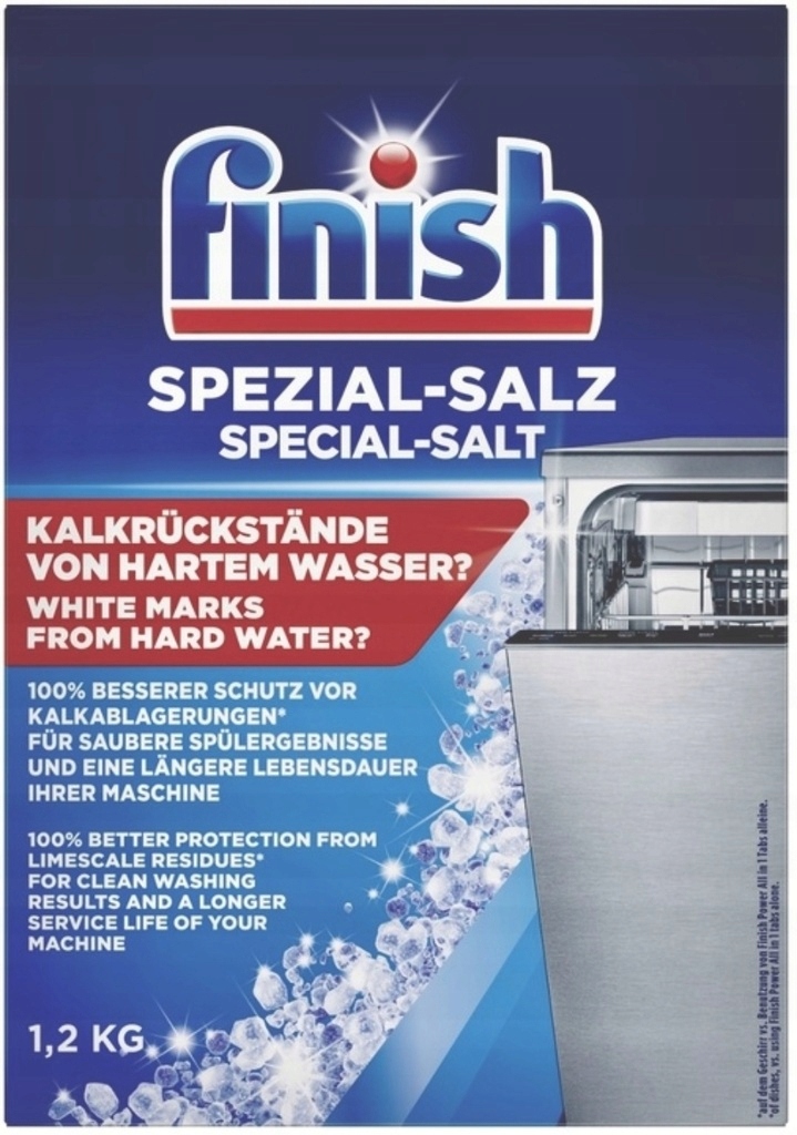 Sól do zmywarki gruboziarnista Finish 1,2 kg — 2
