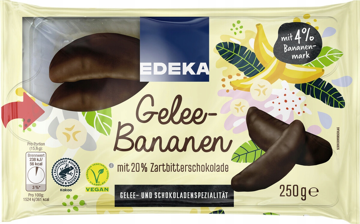 Galaretki Gelee-Bananen Edeka 250 g — 6