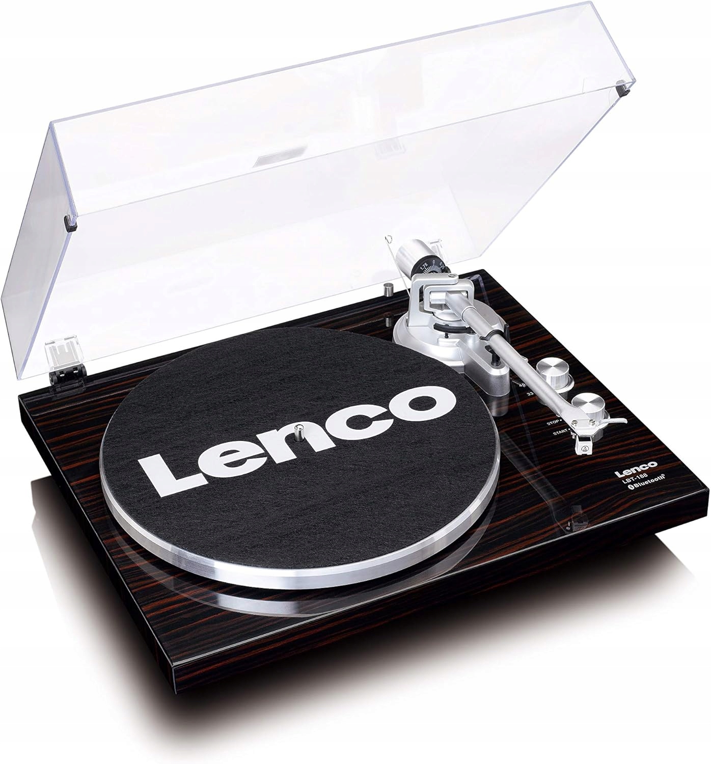 Gramofon Lenco LBT-188 AUX USB Bluetooth Orzech