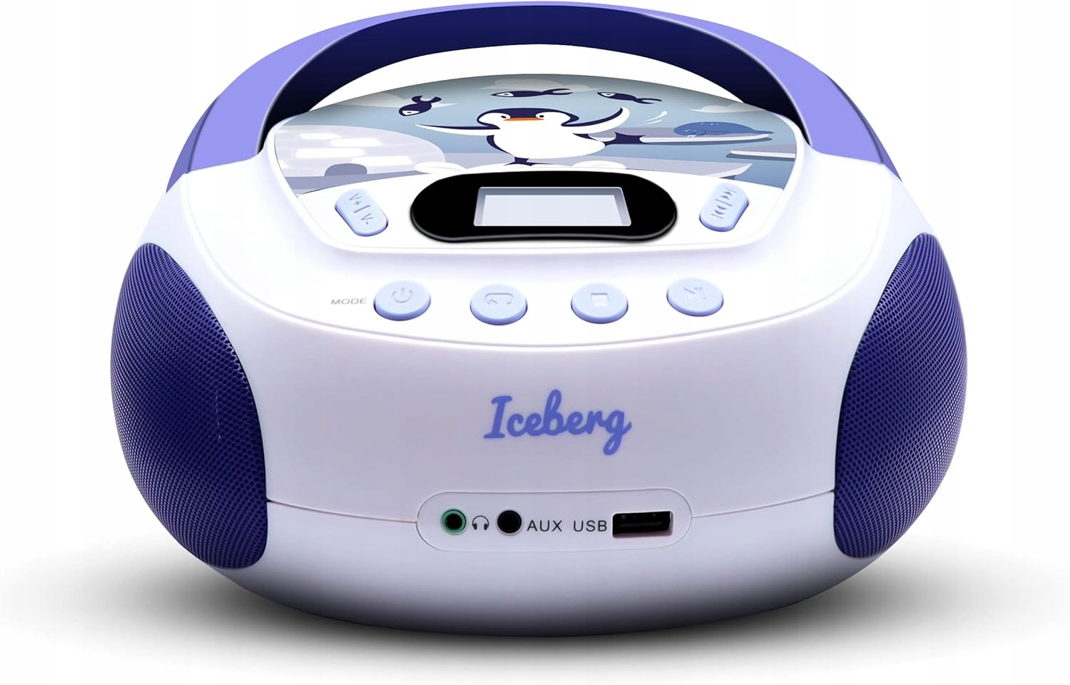 ODTWARZACZ CD MP3 Metronic Mooov Iceberg 477179 DLA DZIECI Z PORTEM USB