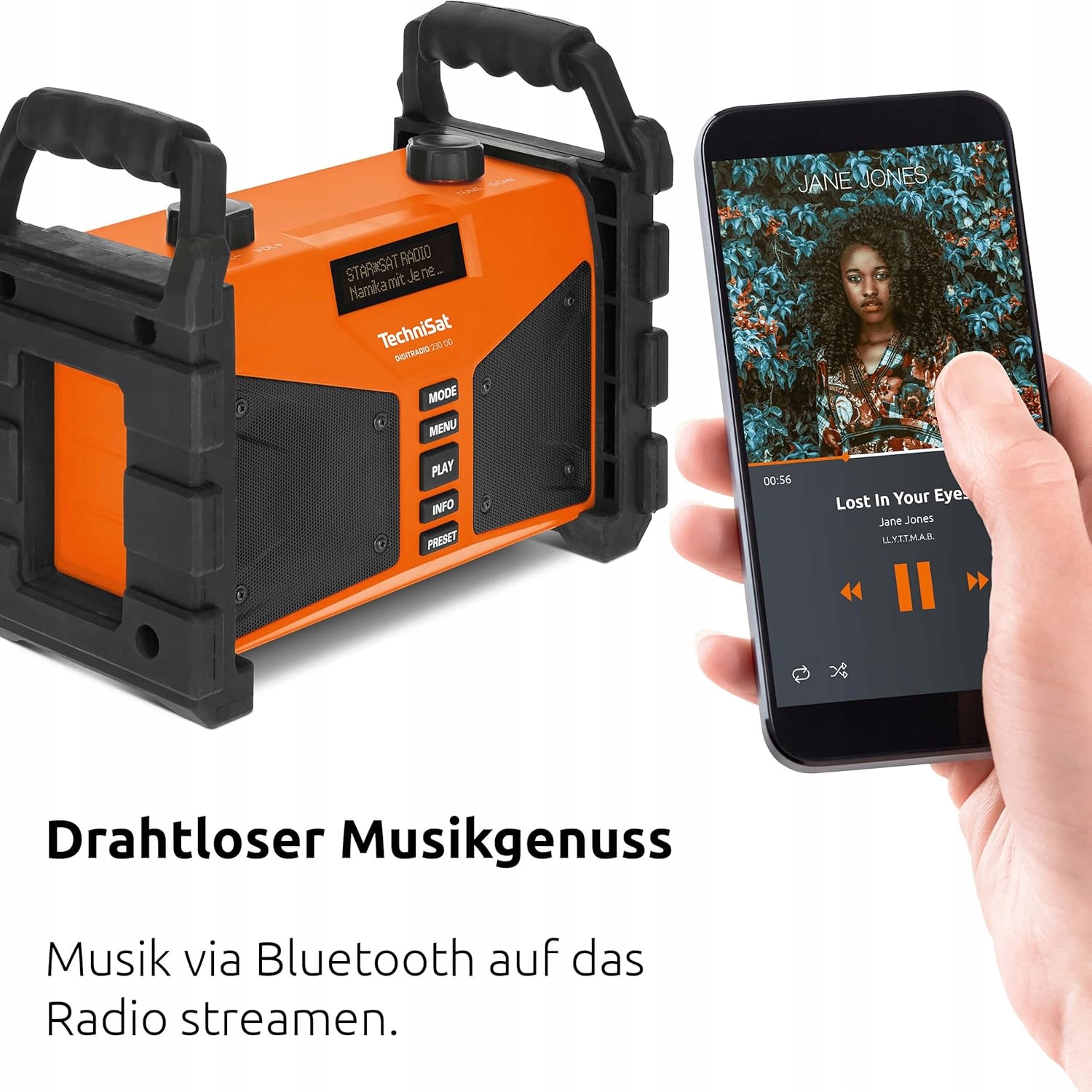 Radio sieciowo-bateryjne DAB+, FM TechniSat Digitradio 230 OD DAB+