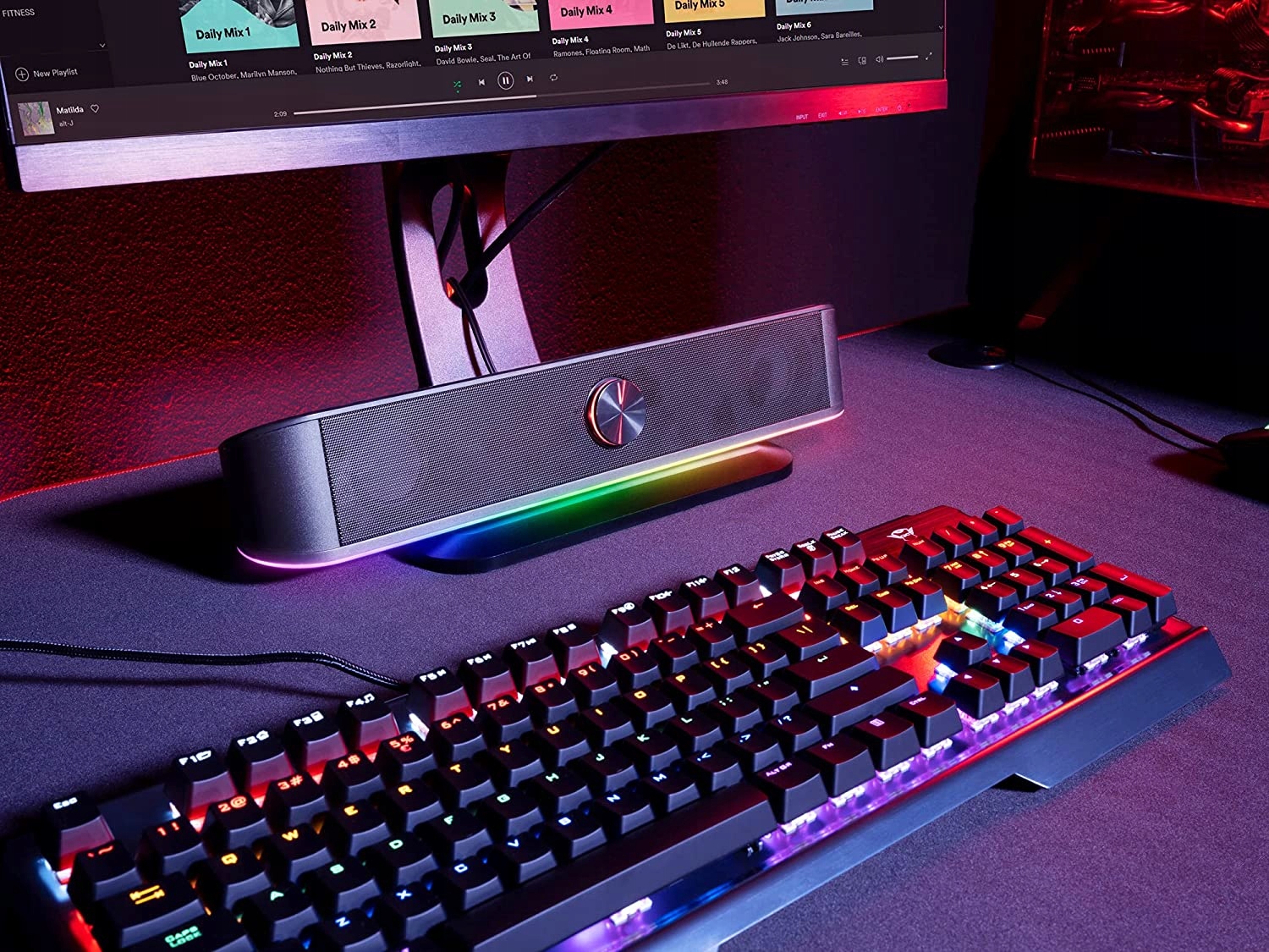 Soundbar Trust GXT 619 Thorne 2.0 12 W czarny