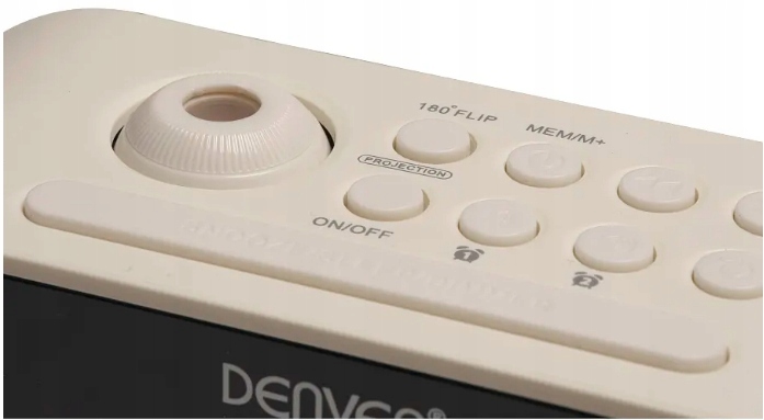 Radio sieciowe FM Denver Electronics CRP-717 Biały Cyfrowy rzutnik