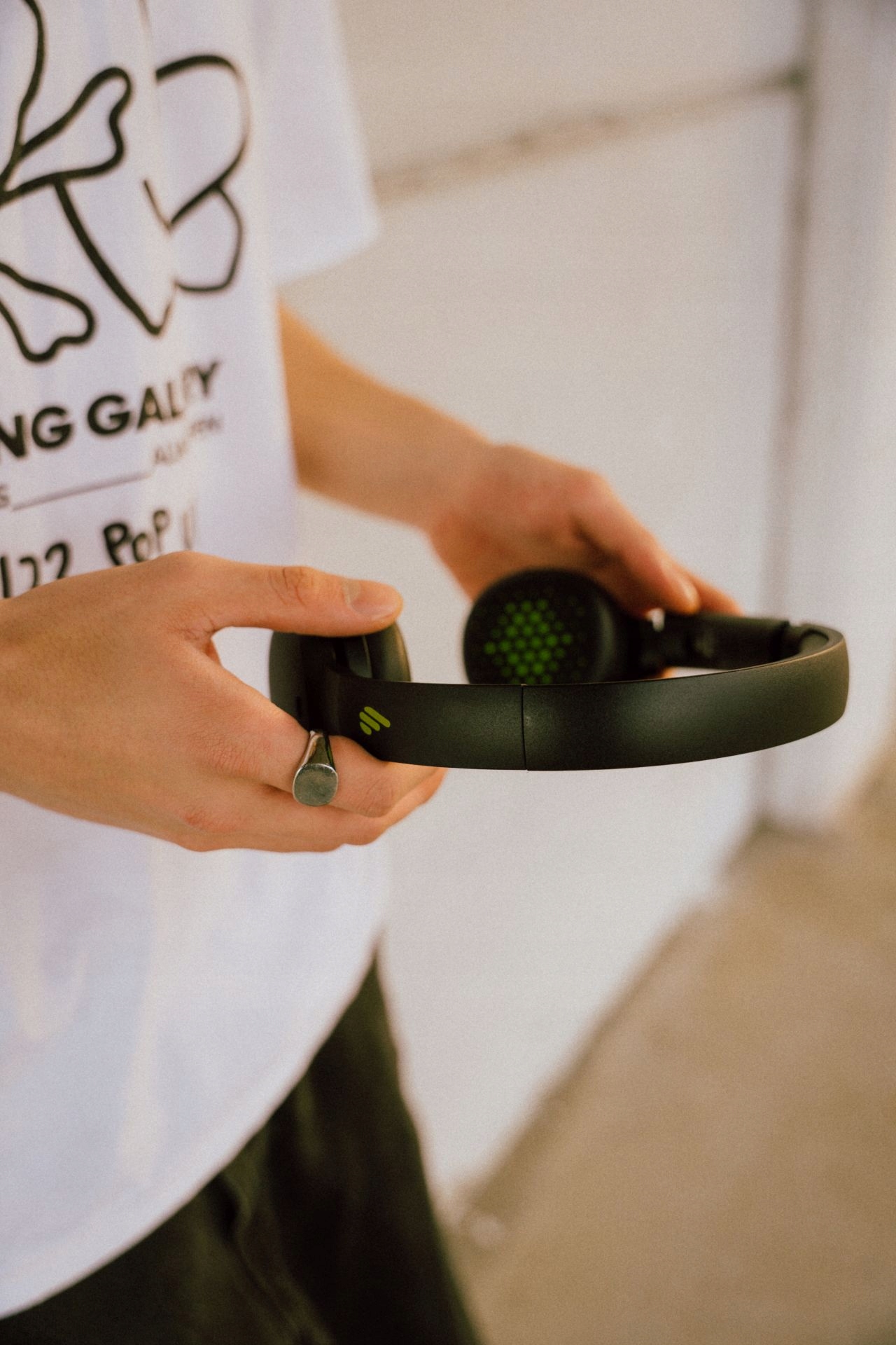 Słuchawki bezprzewodowe nauszne Edifier WH500|Czarne|Bluetooth 5.2| USB-C