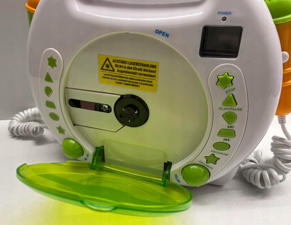 Odtwarzacz CD X4-Tech Bobby Joey 2xmikrofon zielony