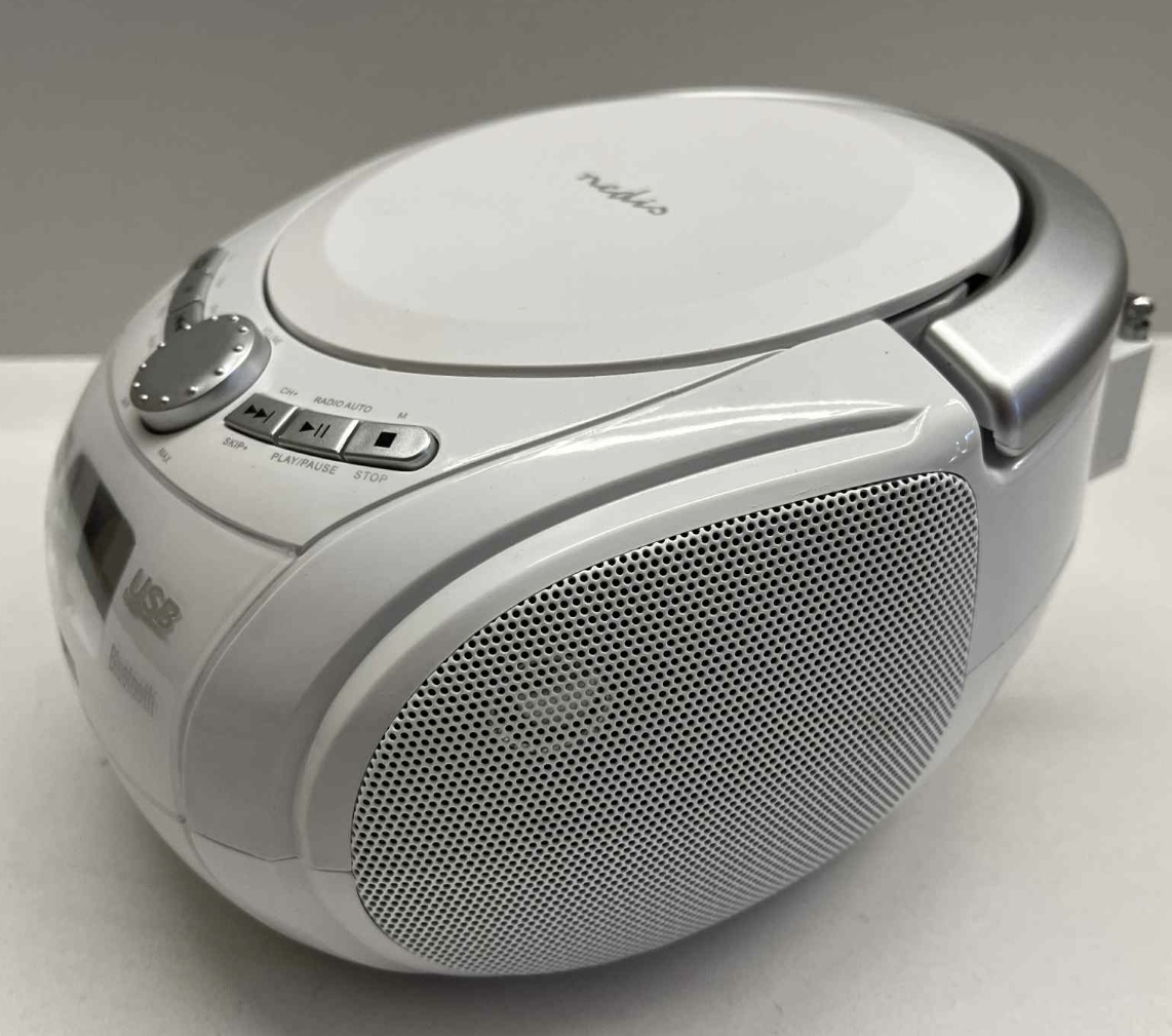Radioodtwarzacz Nedis SPBB100WT Bluetooth biały