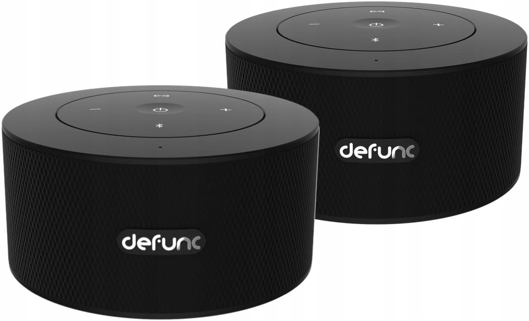 Zestaw 2 głośników stereo DEFUNC DUO Mobile, Czarne Bezprzewodowe Bluetooth
