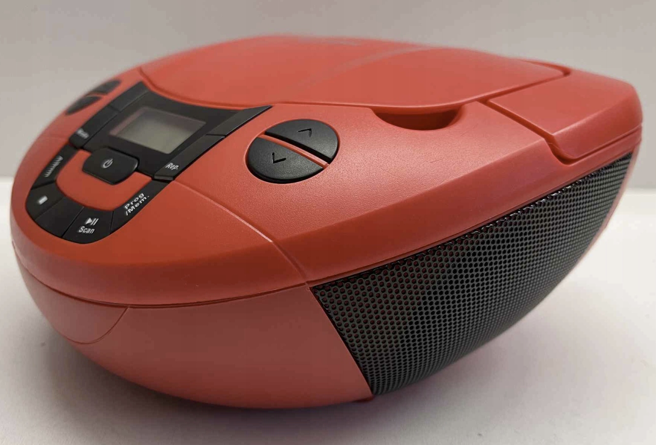 Radioodtwarzacz TechniSat VIOLA CD-1 LCD DAB+ MP3 AUX Bluetooth czerwony