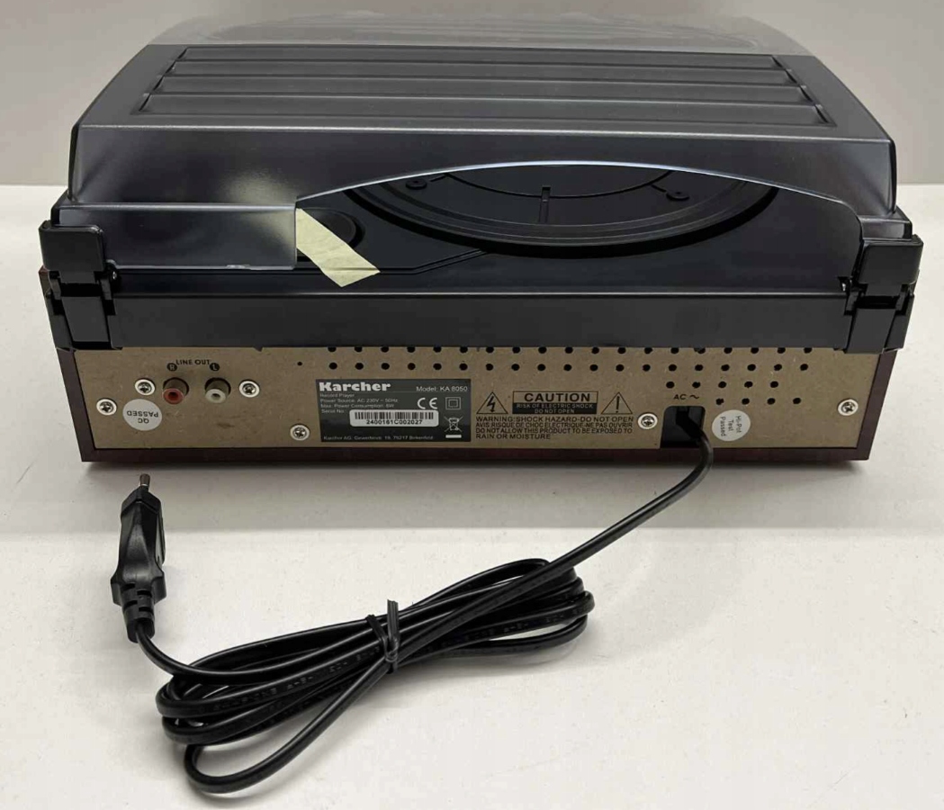 Gramofon stereo Karcher AG KA 8050 brązowo-srebrny HIT!