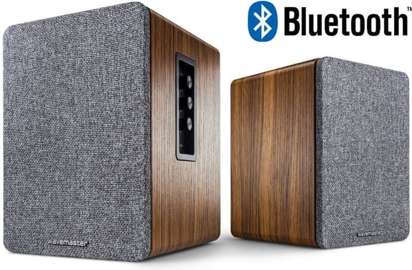 Zestaw głośników bezprzewodowych 2.0 Wavemaster Base 30 W Bluetooth Brązowe