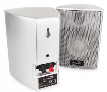 Dynavox AS-301 głośniki do kina domowego 2szt 60W Srebrne