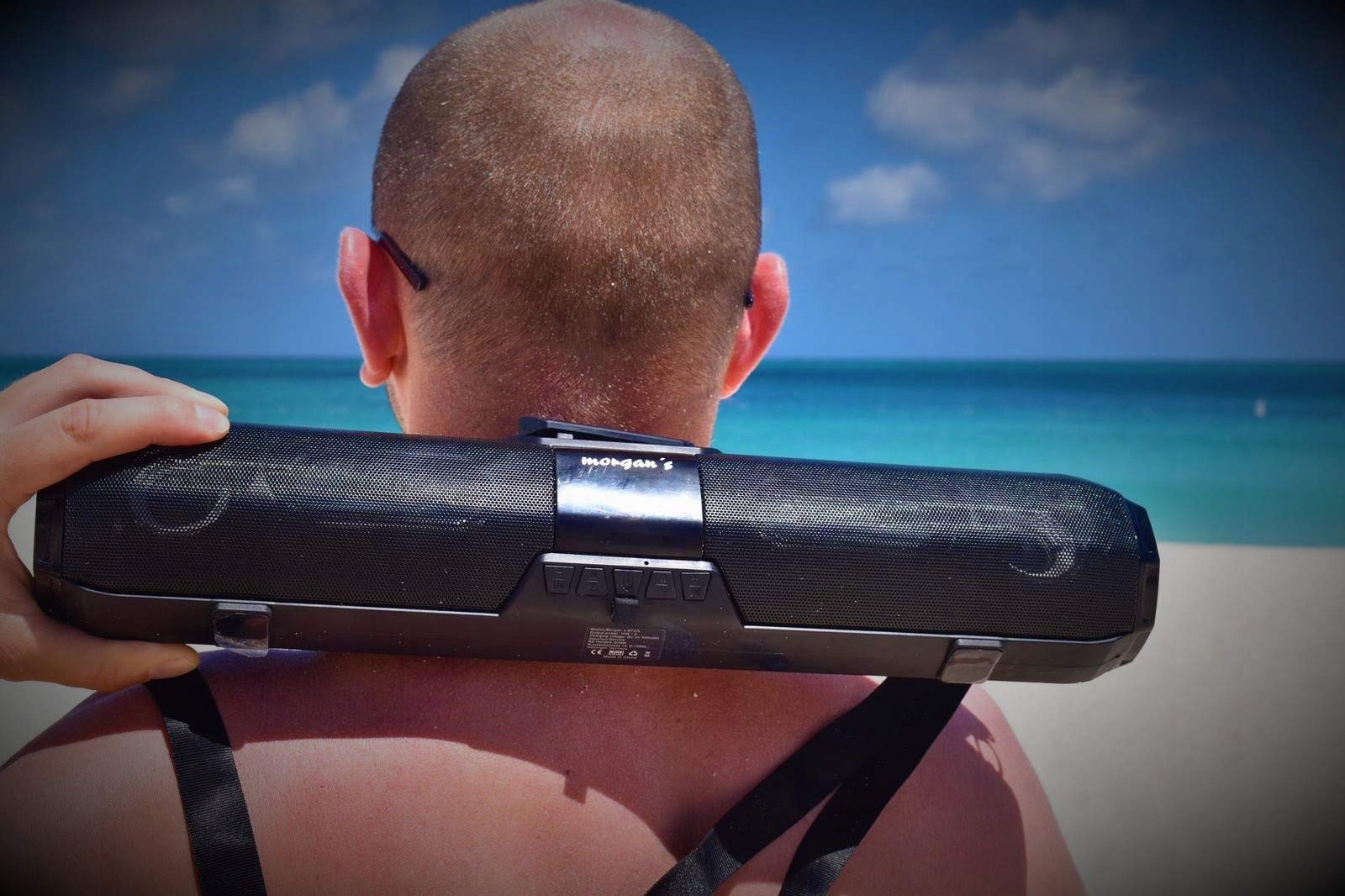 Głośnik przenośny Morgan's BT22L czarny Bluetooth 6 W Oświetlenie RGB HIT !