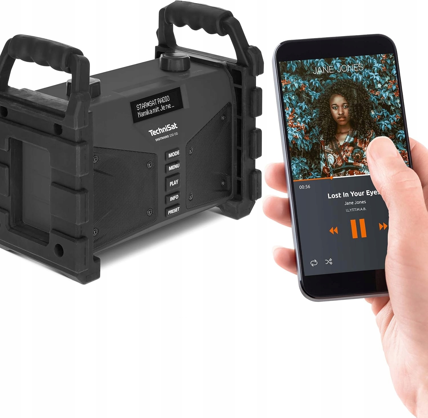 Radio sieciowo-bateryjne DAB+, FM TechniSat Digitradio 230 OD DAB+