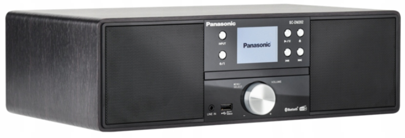 PANASONIC SC-DM202EG-K Wieża stereo Bluetooth FM, CD player