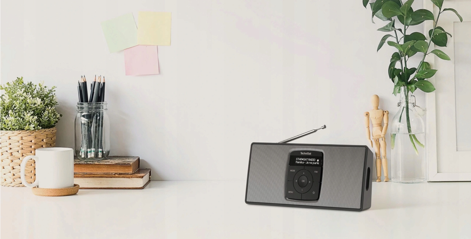 RADIO TECHNISAT DIGITRADIO 2 S, czarno-srebrny - NIE SPRAWNY