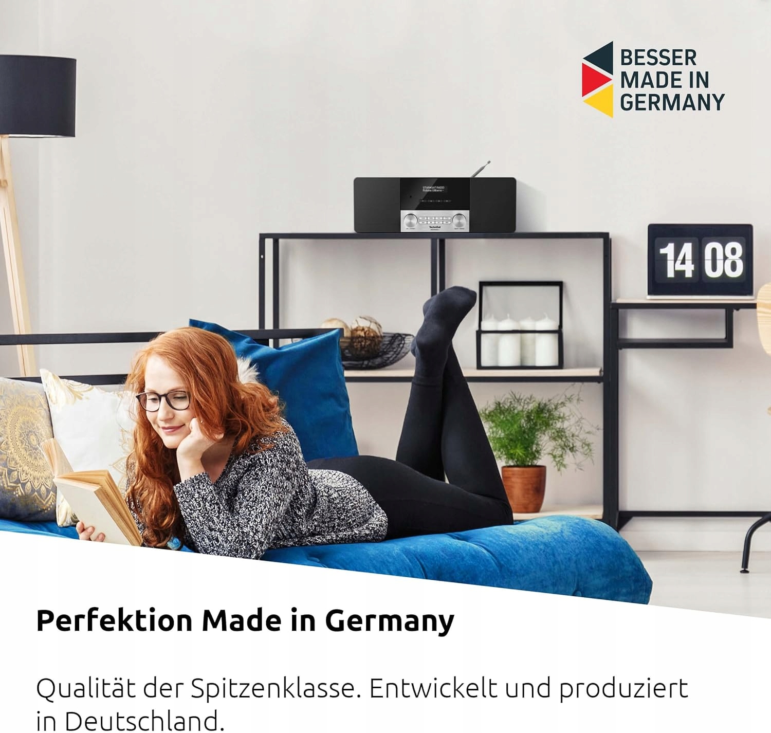 Radio sieciowe DAB+, FM TECHNISAT Digitradio 4 Czarny Bluetooth