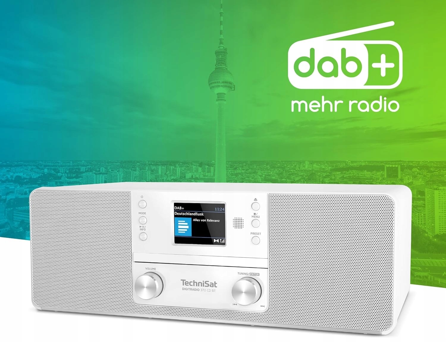 Radio sieciowe odtwarzacz DAB+ FM TechniSat DIGITRADIO 370 CD Bluetooth HIT