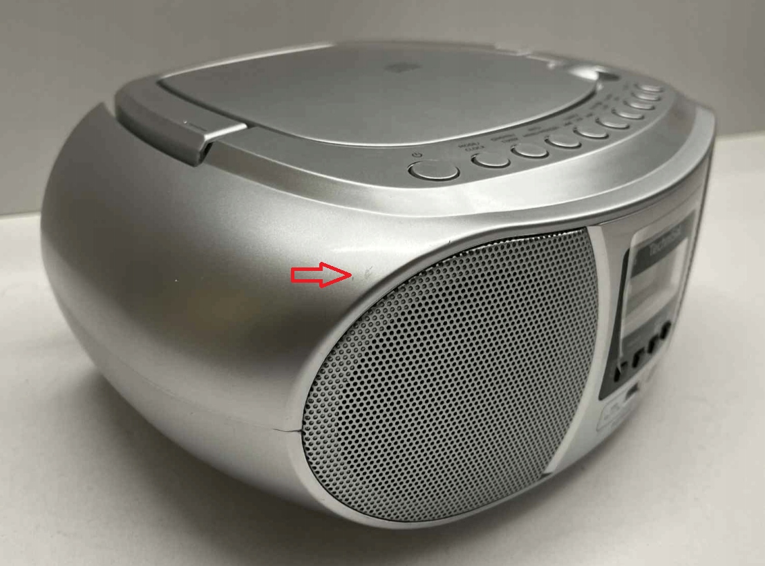 Radio sieciowe DAB+, FM TechniSat Digitradio 1990 Boombox Srebrny