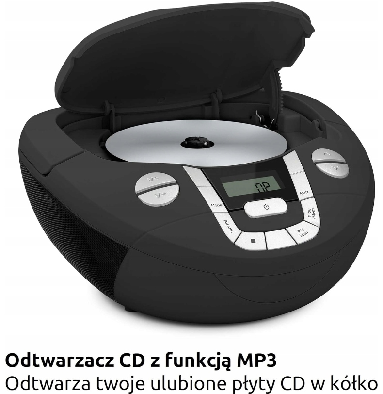 Radio sieciowe FM TechniSat VIOLA CD-1 CZARNY