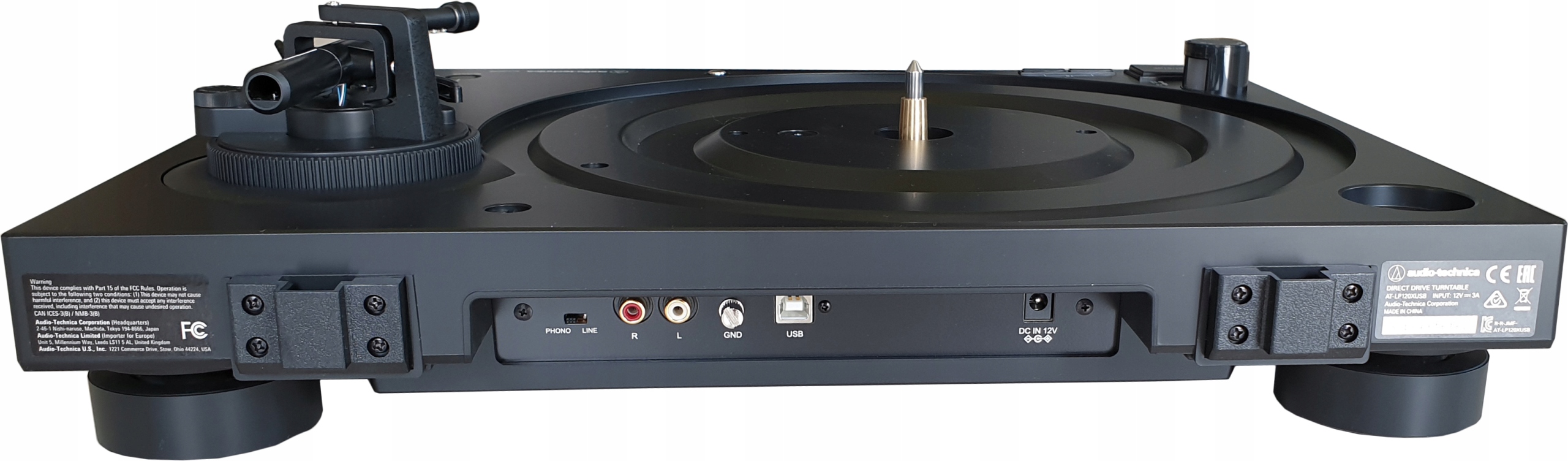 Audio-Technica AT-LP120X-USB Gramofon Napęd Bezpośredni Przedwzmacniacz