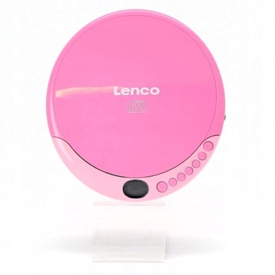 LENCO CD-011PK Przenośny odtwarzacz CD Discman dla Dziewczynki kolor Różowy