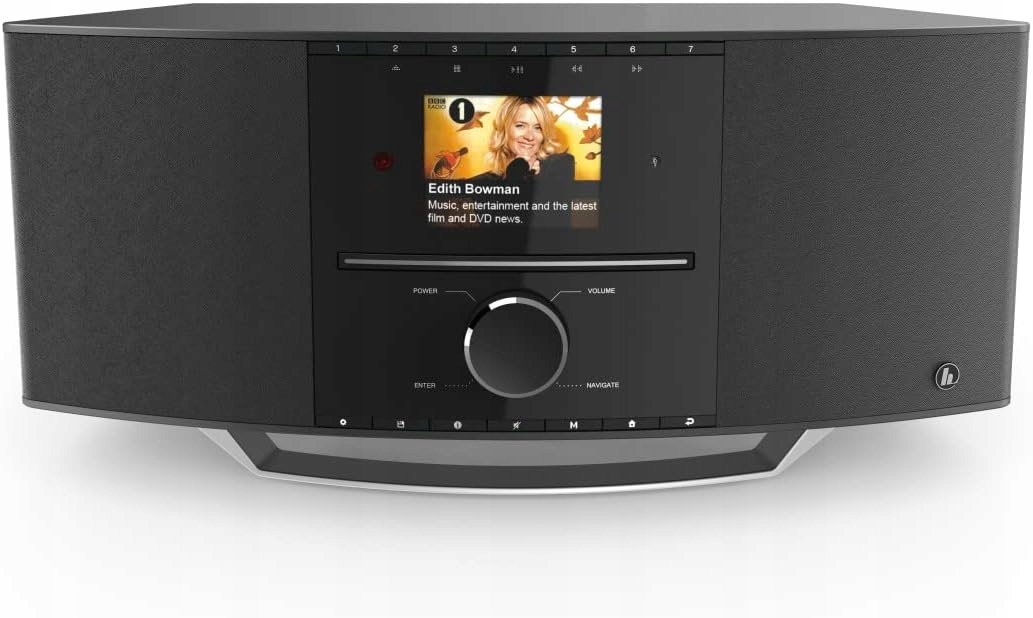 Radio sieciowe DAB+, FM, internetowe Hama DIR3510SCBTX Odtwarzacz CD Czarny