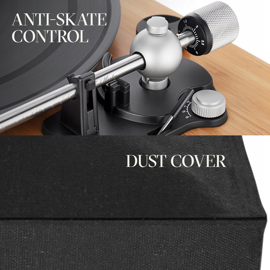 Gramofon House Of Marley Stir It Up Brązowy USB RCA 33-45 RPM, Anti-Skating