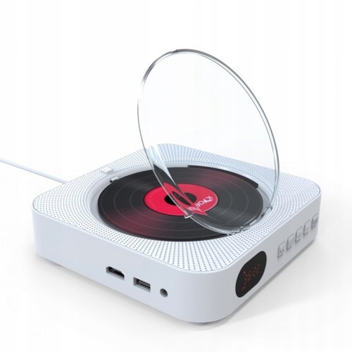 Przenośny odtwarzacz CD na biurko KC-606 CD Player Portable Biały