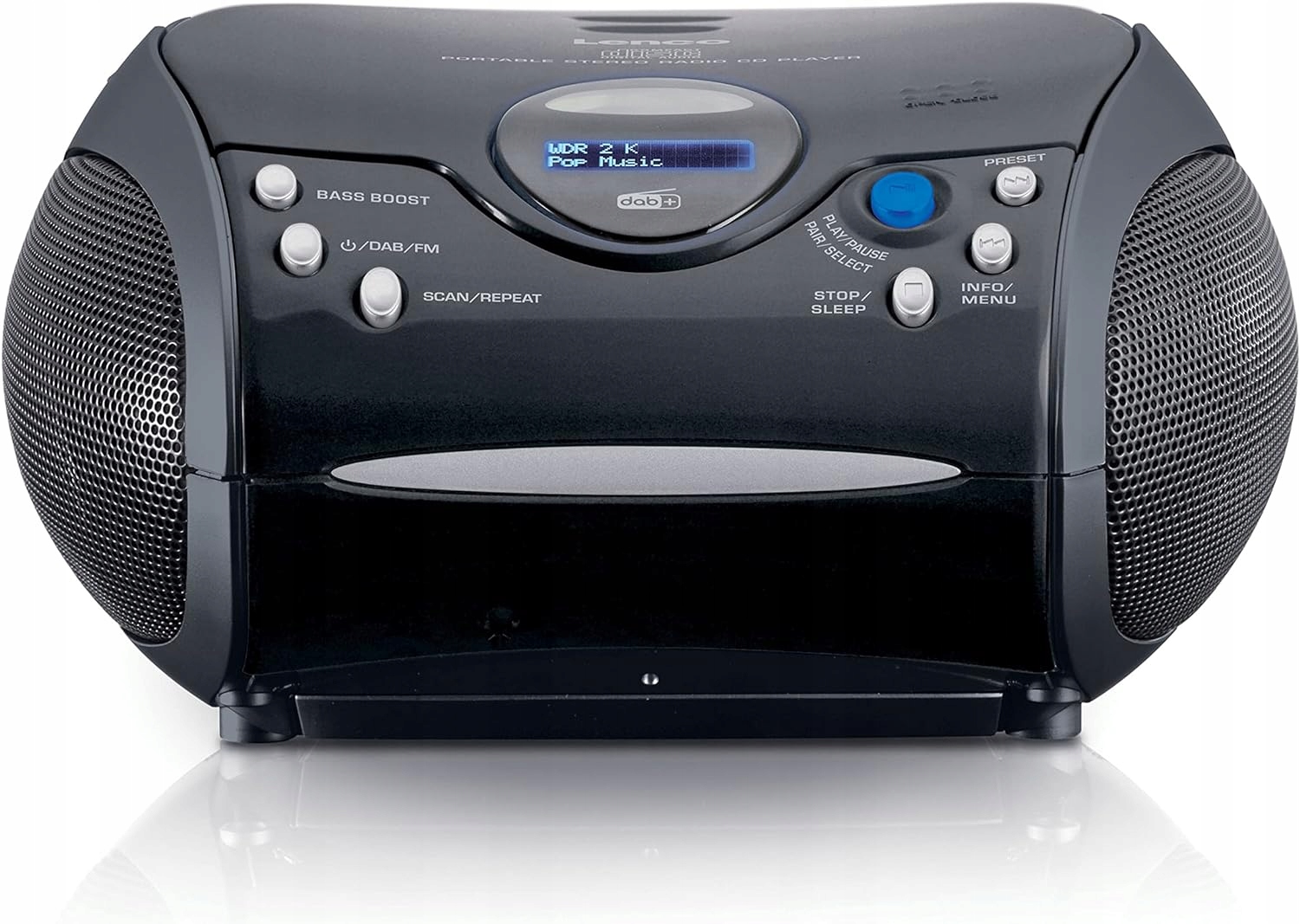 RADIOODTWARZACZ CYFROWY LENCO SCD-24DAB FM Bluetooth CZARNE