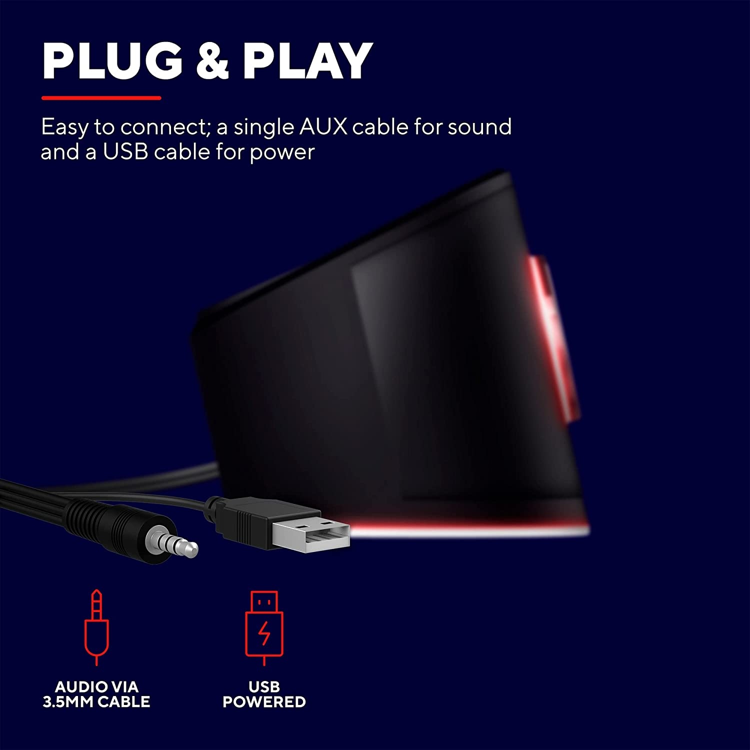 Trust GXT 619 THORNE RGB LED SOUNDBAR 2.0 6 W