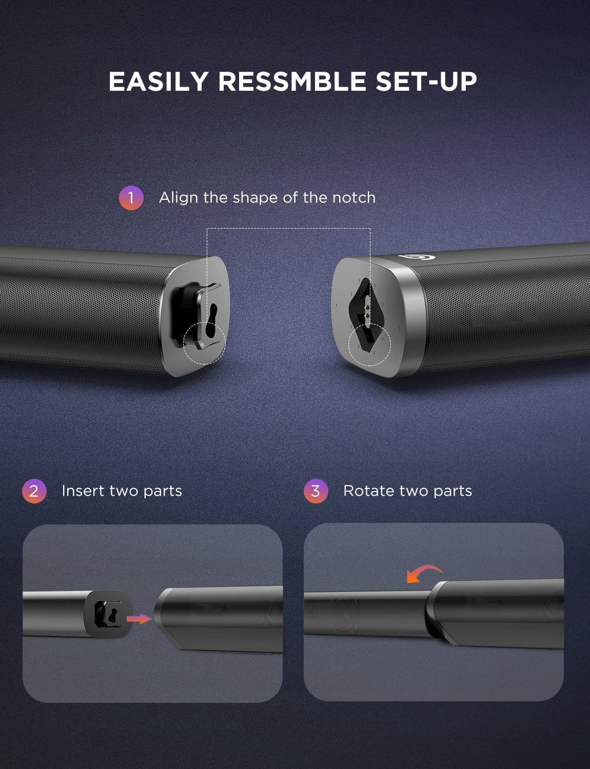 SOUNDBAR BOMAKER Tapio III 190W 125dB BT AUX USB BLUETOOTH