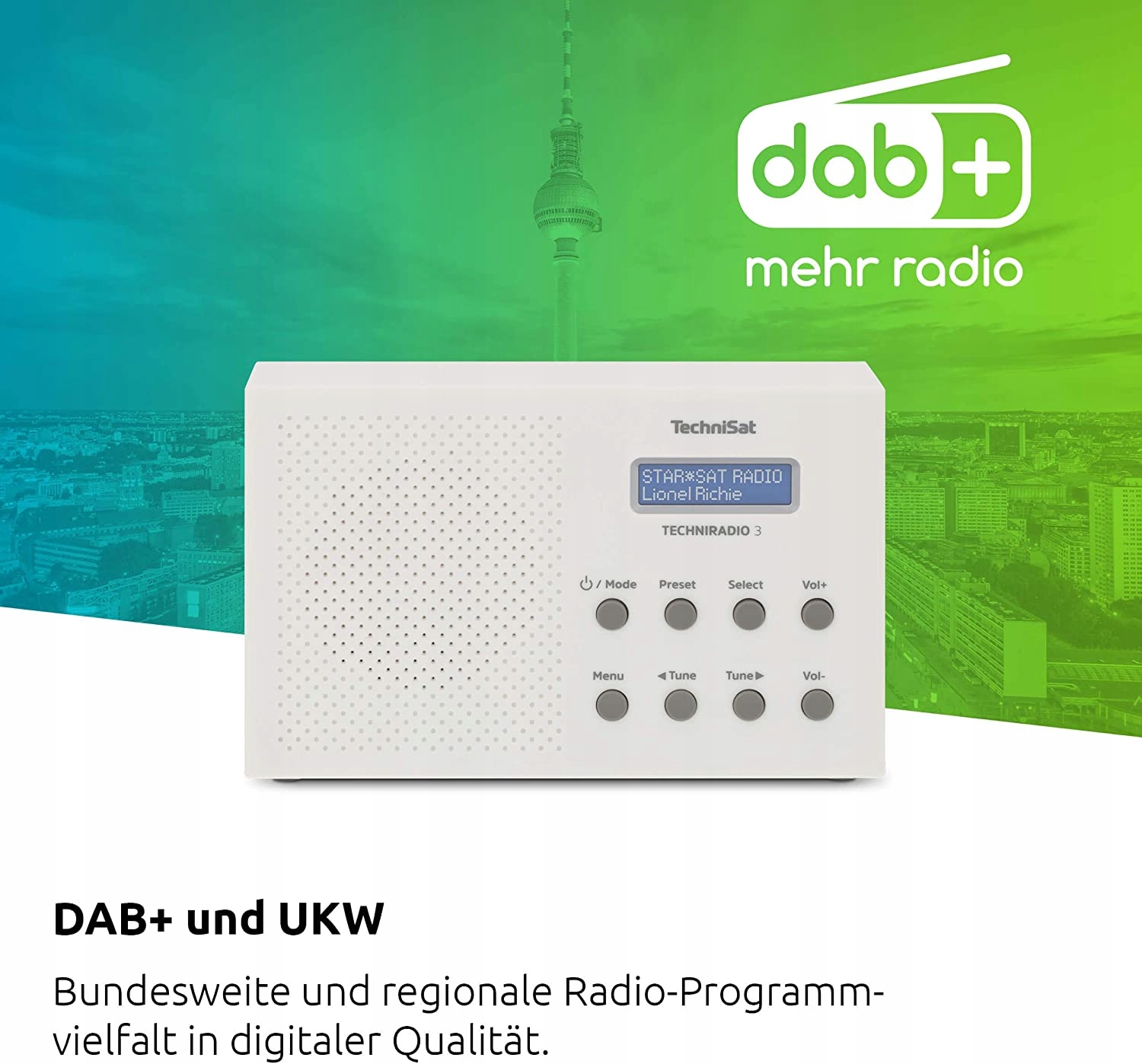 RADIO TECHNISAT TECHNIRADIO 3 DAB+/FM białe HIT