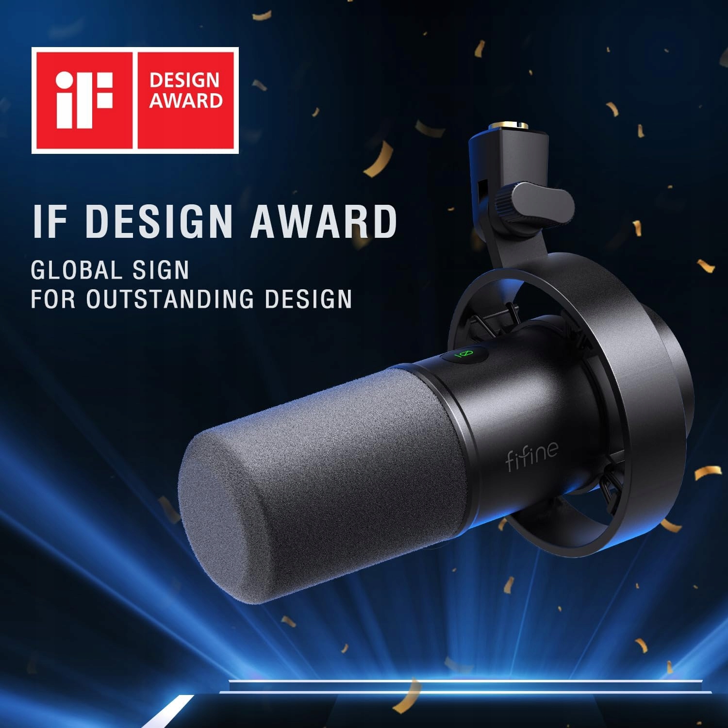 FIFINE K688 MIKROFON KOMPUTEROWY GAMINGOWY DYNAMICZNY USB XLR POP FILTR