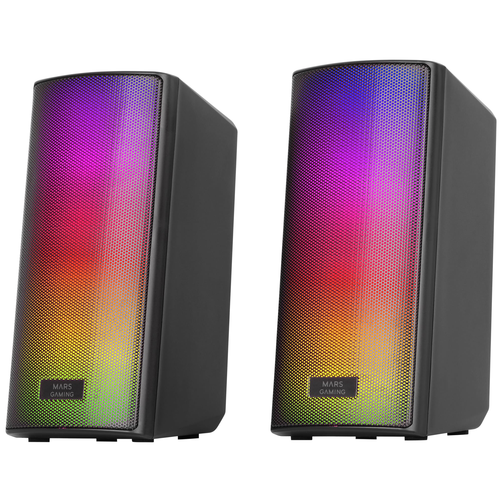 MARS GAMING MSRGB2 Głośnik Bluetooth 15W RGB DSP Kompaktowy Czarny
