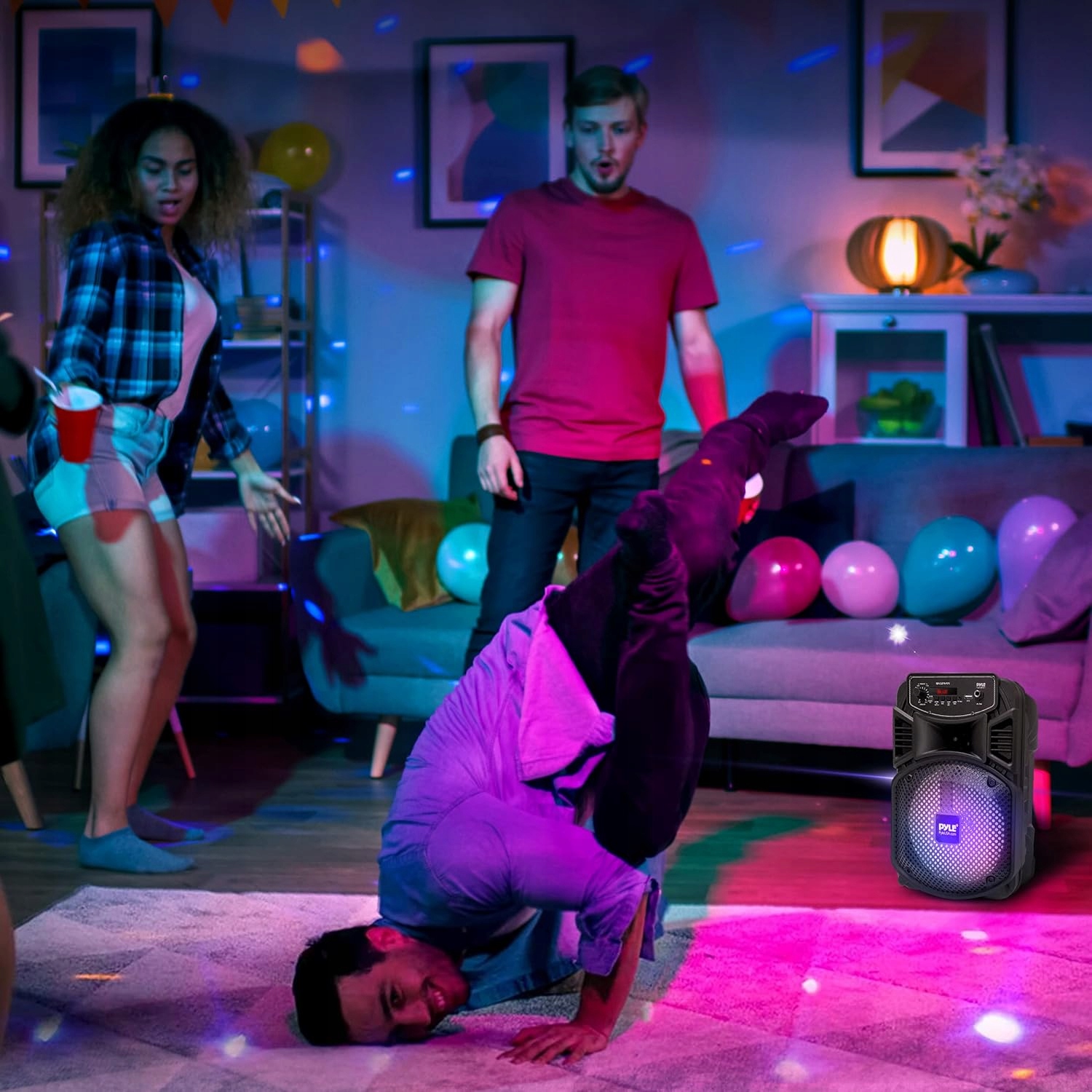 Głośnik bezprzewodowy Bluetooth Pyle PA PPHP834B Bluetooth+ GRATIS MIKROFON