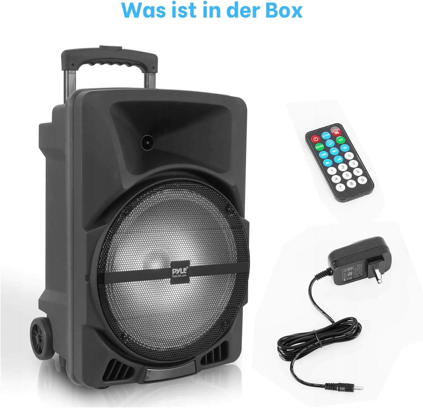 GŁOŚNIK BEZPRZEWODOWY BLUETOOTH SUPER BASS PYLE 800W Partybox PPHP1544B HIT