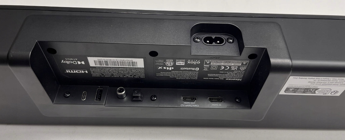 Hisense AX2106G 2.1-kanałowy soundbar z wbudowanym subwooferem, 240 W BT