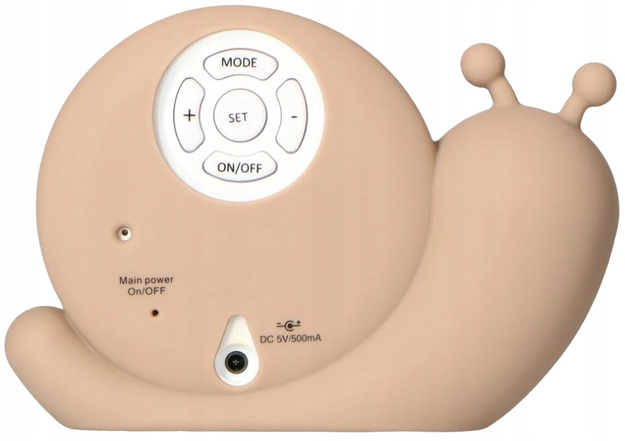 USZKODZONY -- ALECTO ŚLIMAK TRENER SNU 2w1 NAUKA RYTMU DOBY -- USZKODZONY