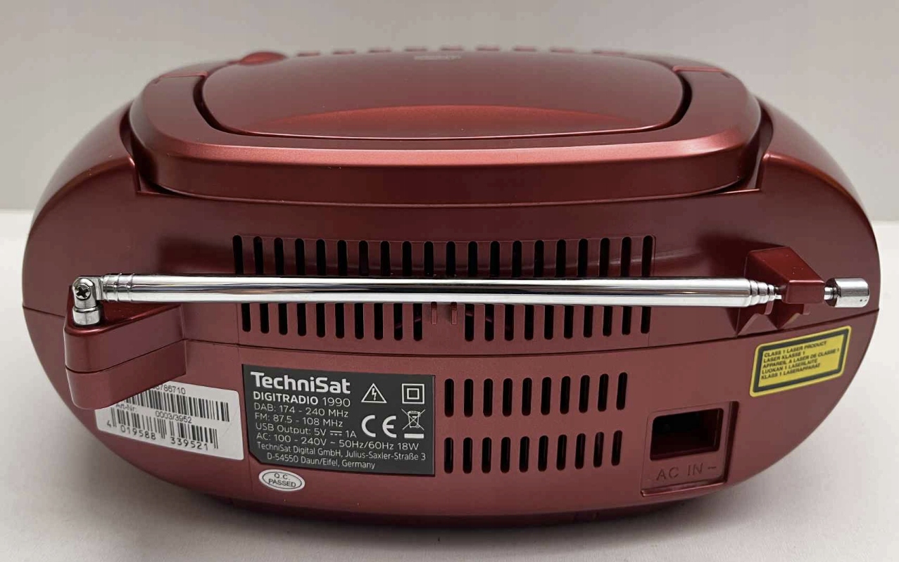 Radio sieciowe DAB+, FM TechniSat Digitradio 1990