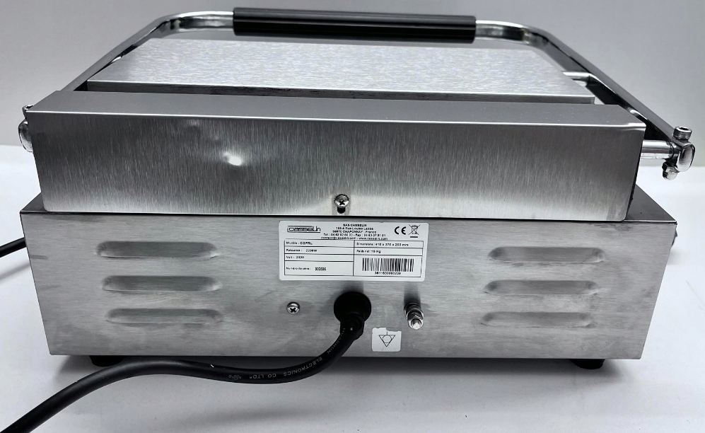 Składany grill elektryczny CASSELIN CGPRR srebrny 2200W ATRAKCYJNA CENA!