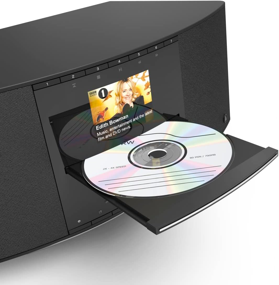 Radio sieciowe DAB+, FM, internetowe Hama DIR3510SCBTX Odtwarzacz CD Czarny