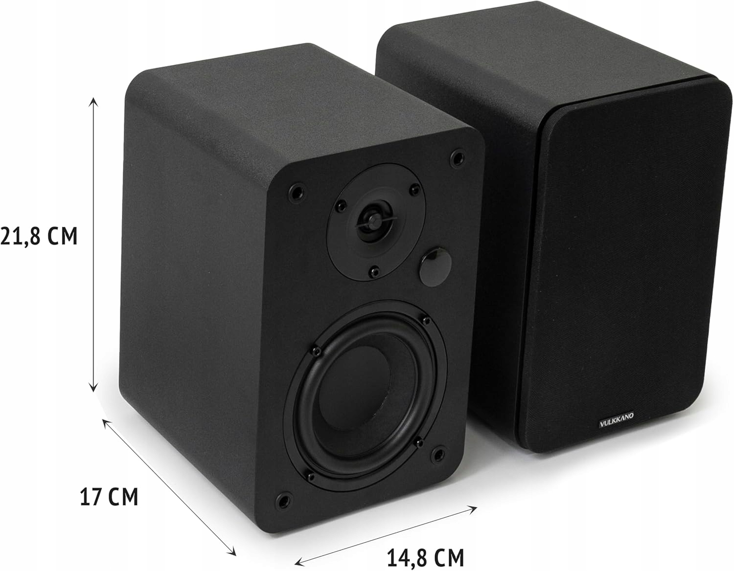 Głośniki Półkowe VULKKANO A4 ARC, Bluetooth 5.0, HDMI ARC, Optica, RCA, USB