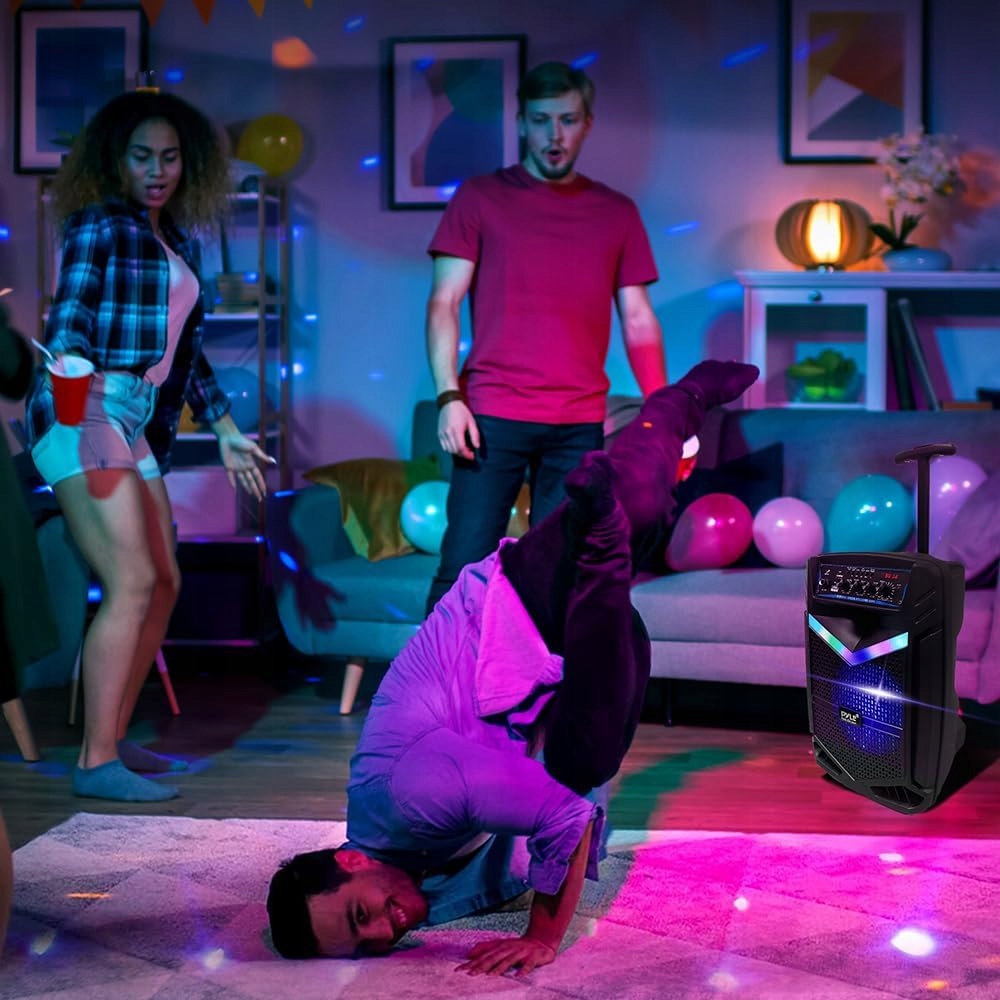 Głośnik przenośny Pyle PPHP842B Bluetooth PA - 400W Party Lights USB/SD HIT