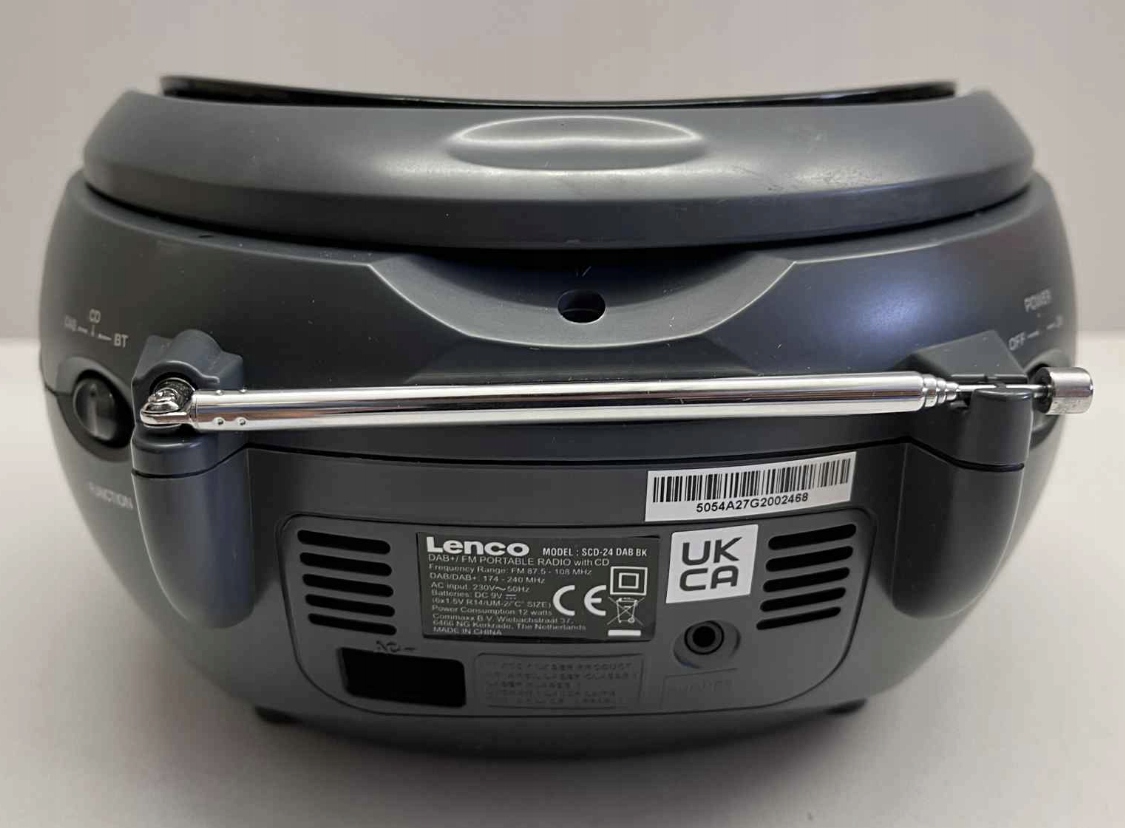 RADIOODTWARZACZ CYFROWY LENCO SCD-24DAB FM Bluetooth CZARNE