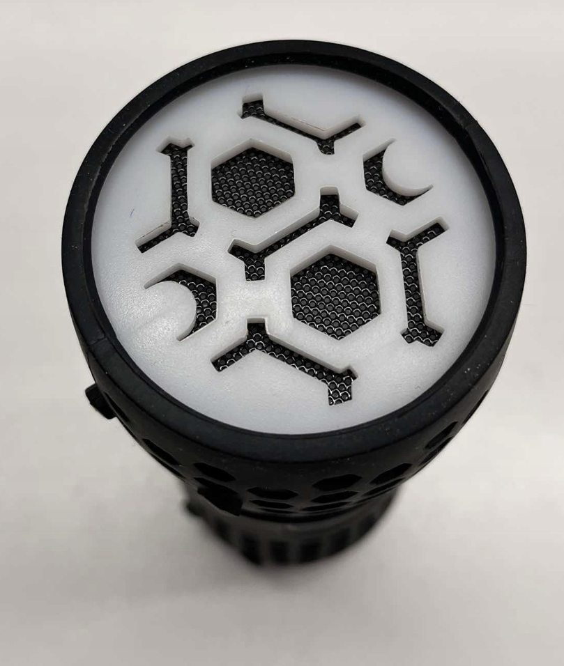 GŁOŚNIK PRZENOŚNY BEZPRZEWODOWY BLUETOOTH HEYSONG IPX7 OŚWIETLENIE RGB